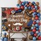 Fathers Day Backdrop Banner Happy Father's Day Decorations Banner Rustic Wood Tie Tool I Love Dad Background Best Dad Ever Party Supplies Photo Booth Props (7x5ft (82x60 inch))
